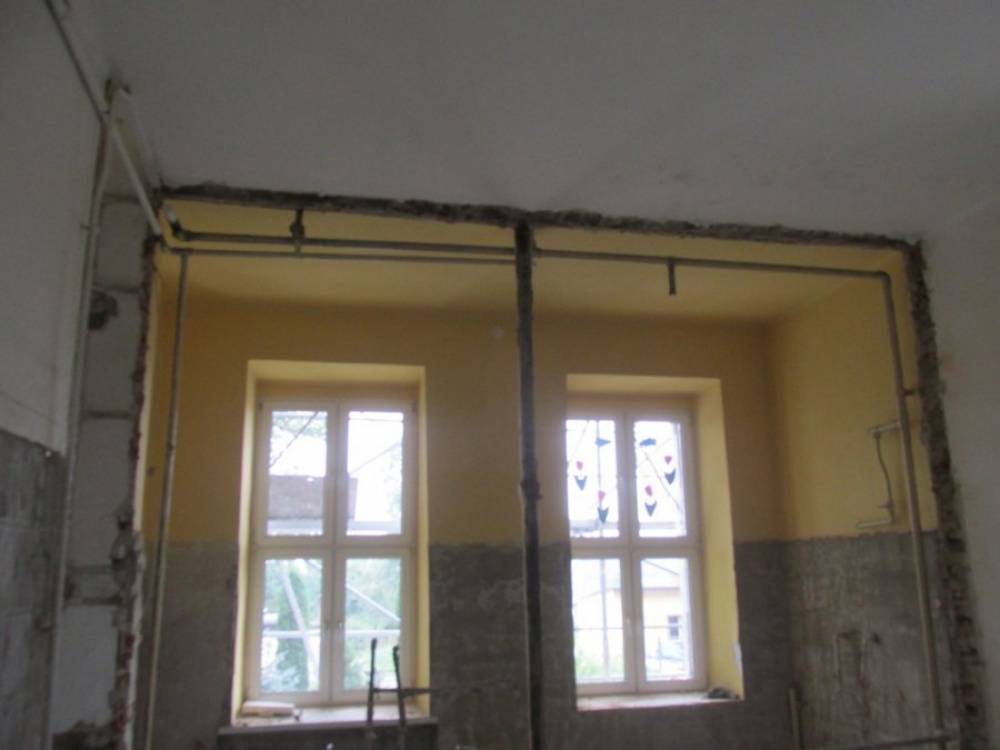 Zdjęcie: Na zdjęciu: remont  w Przedszkolu Publicznym nr 1 w Łazach